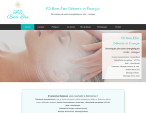 F.D Bien-Être Détente et Énergie Isle, Techniques énergétiques, Massage bien-être
