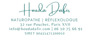 Houda DAFIR Paris 17, Naturopathie, Massage bien-être, Réflexologie