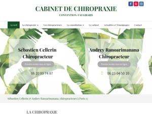 Cabinet de Chiropraxie Convention-Vaugirard Paris 15, Chiropraxie