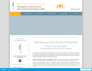 Catherine Lacouture Lajugie Gensac-sur-Garonne, Chiropraxie