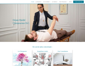 Oriane Djedid Chiropracteur D.C. Saint-Louis, Chiropraxie, Chiropraxie