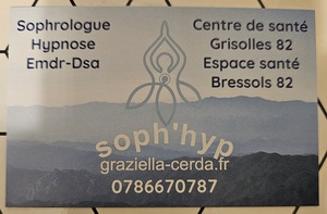 Graziella Cerda Soph'hyp Grisolles, Sophrologie, Hypnose